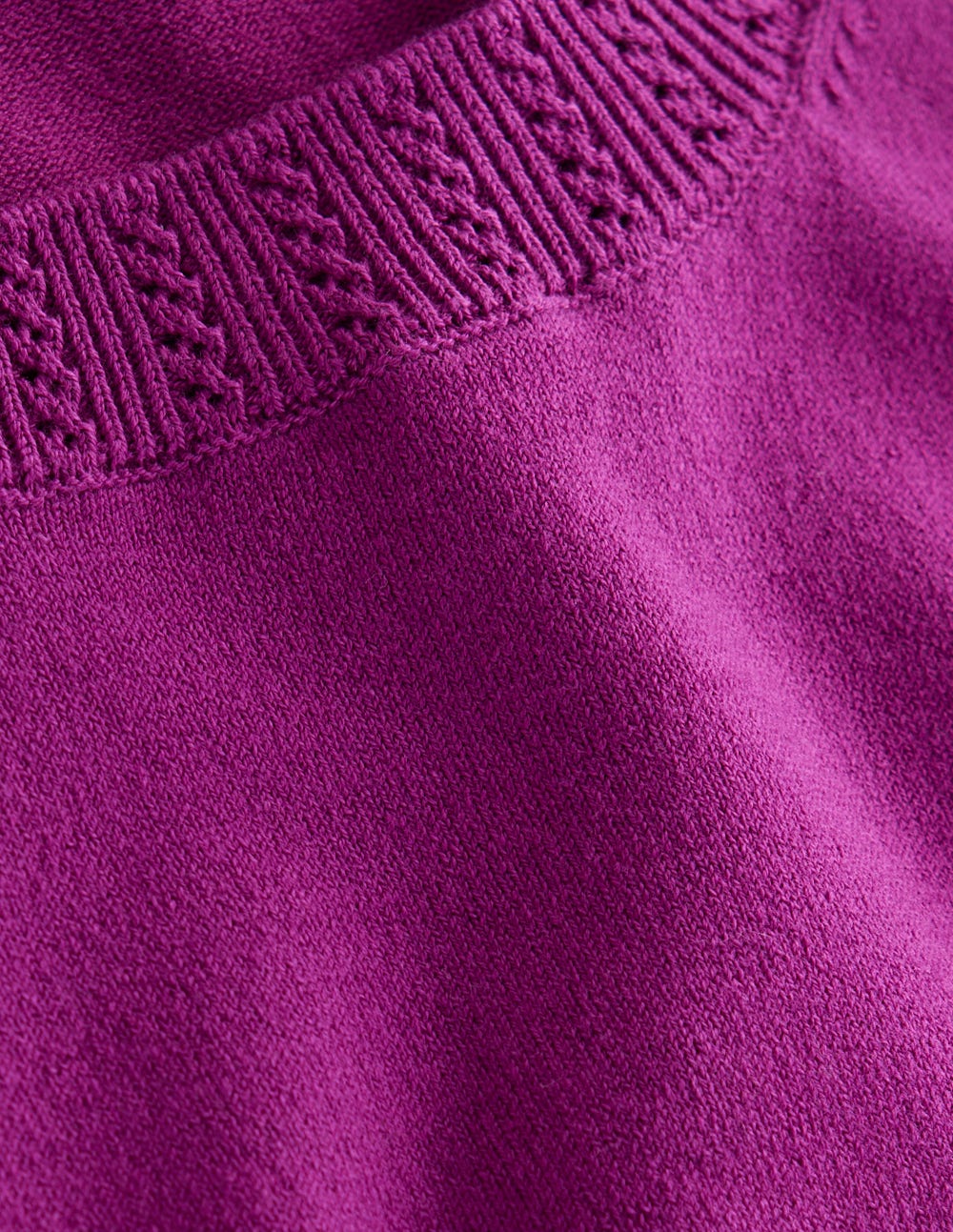 Emilia Baumwollpullover mit Rundhalsausschnitt-Königliches Lila - Image 6