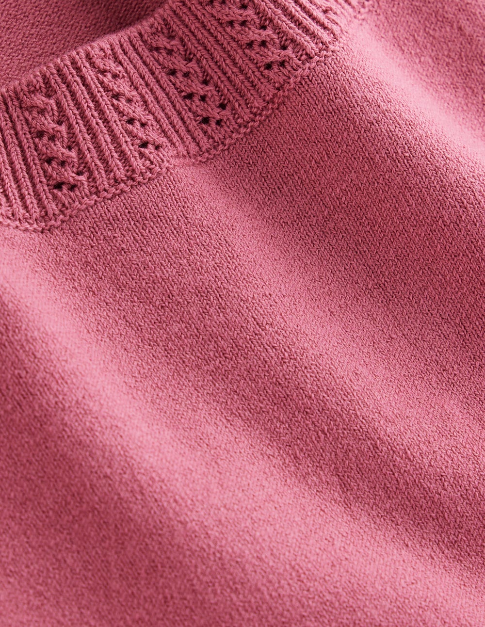 Emilia Baumwollpullover mit Rundhalsausschnitt-Rosa Heide-8