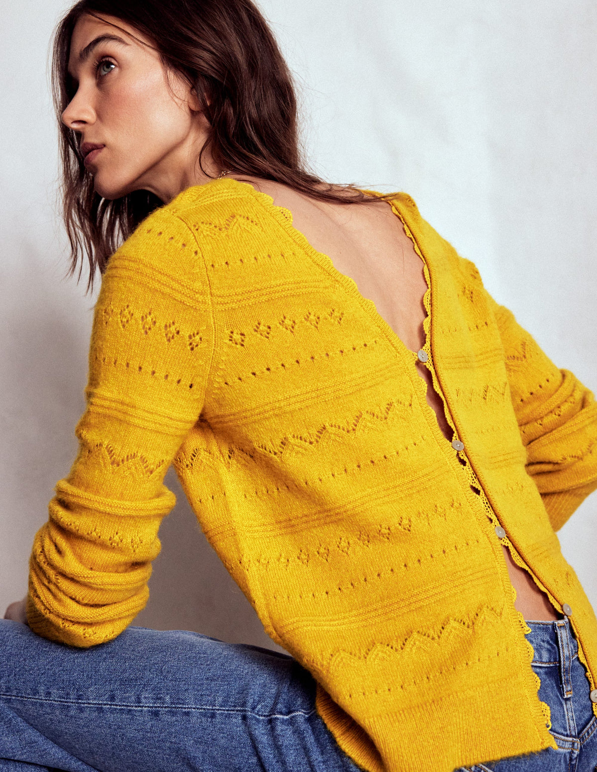 Leticia Pullover mit Spitzenbesatz-Goldenes Roggenfeld - Image 1