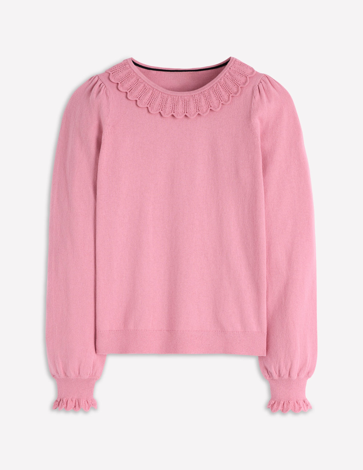 Melina Baumwollpullover mit Rüschen-Kirschblütenrosa - Image 5