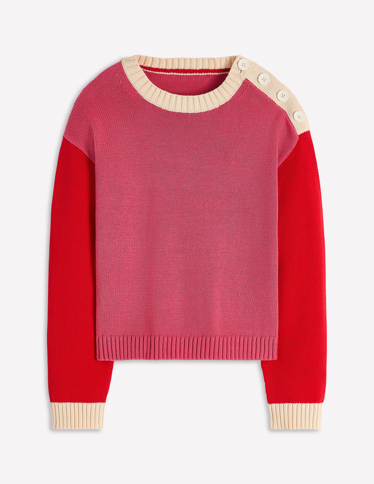 Jemma Breiter Baumwollpullover-Animals/Stripe-5