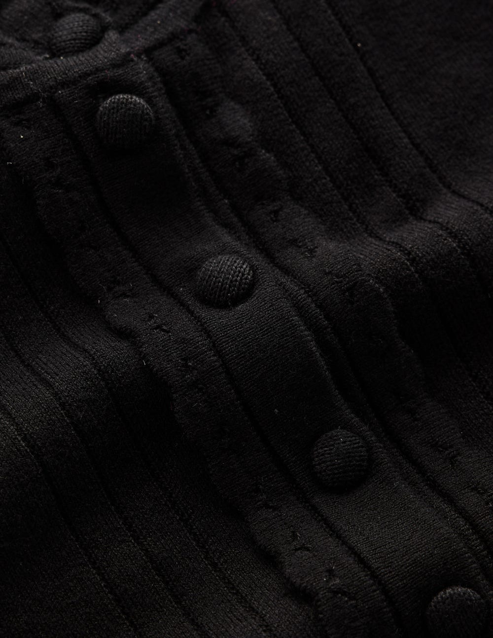 Angela Baumwollpullover mit Muschelsaum-Schwarz-7