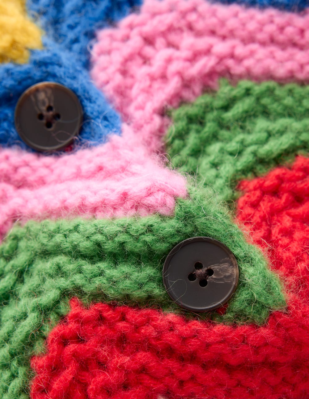 Grobstrickjacke mit Chevronmuster-Bunt, Zickzack - Image 9
