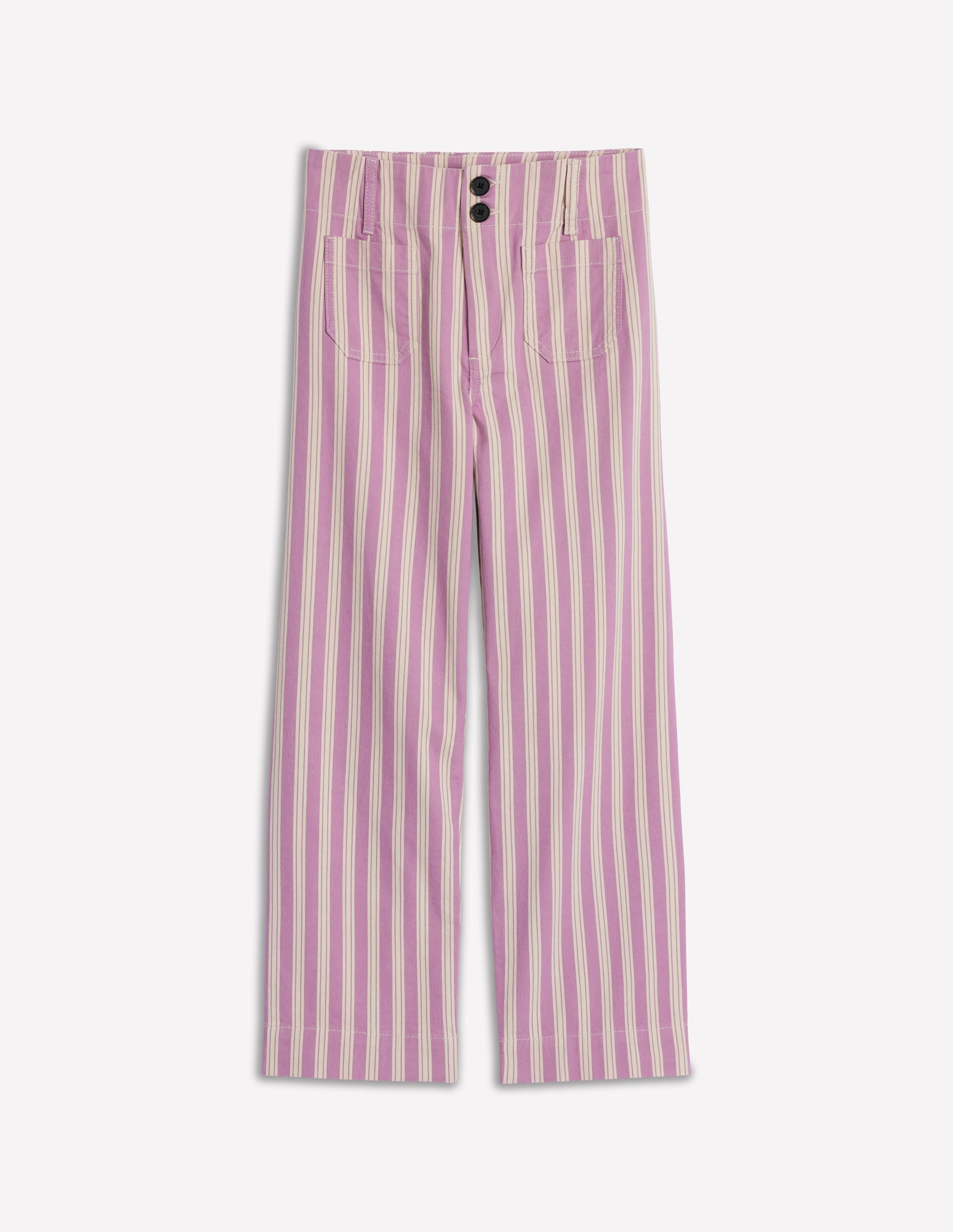 Primrose Patch Pocket Trousers-Lilac Tram Stripe - Image 7