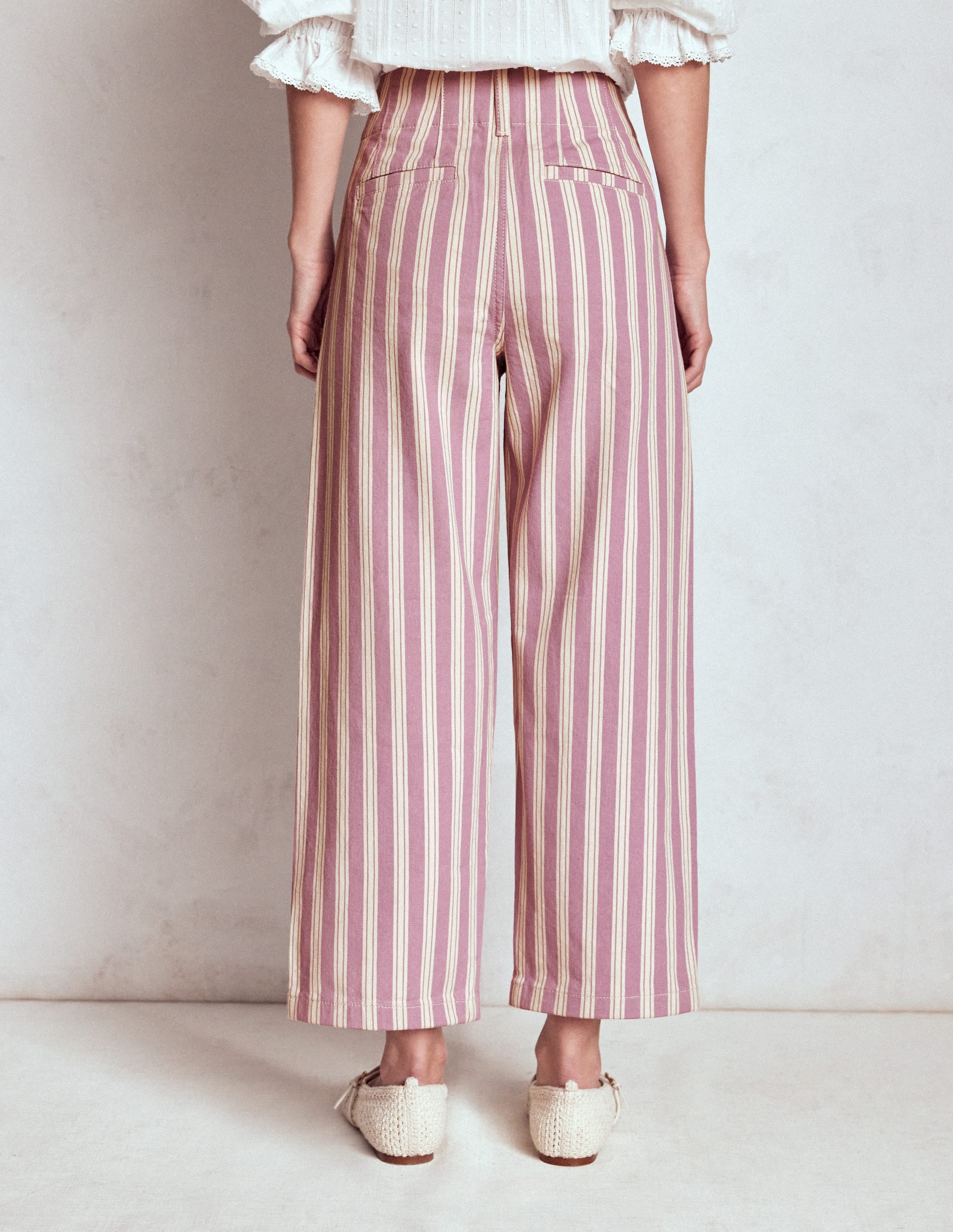 Primrose Patch Pocket Trousers-Lilac Tram Stripe - Image 3
