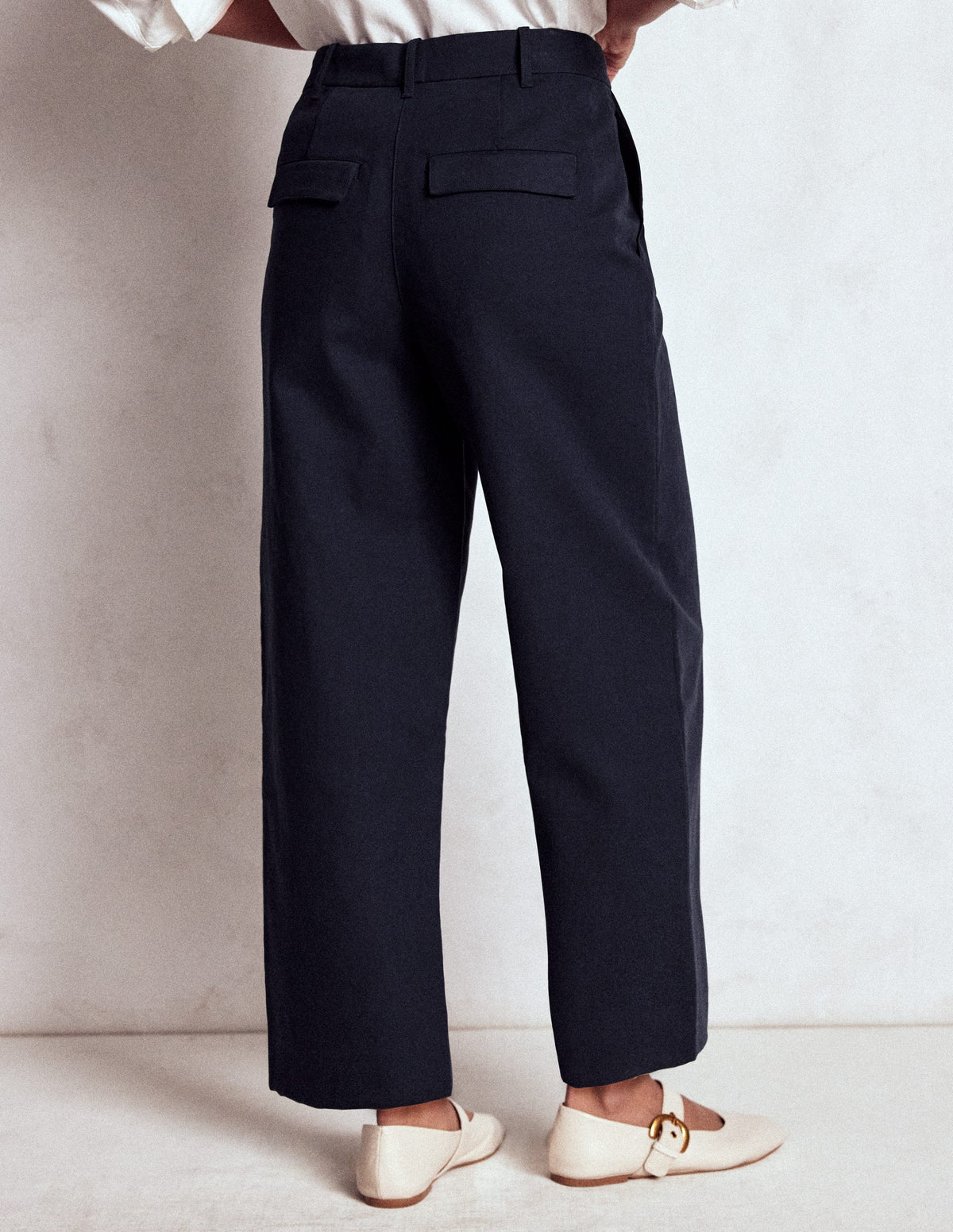 Bloomsbury Baumwollhose-Marineblau - Image 3