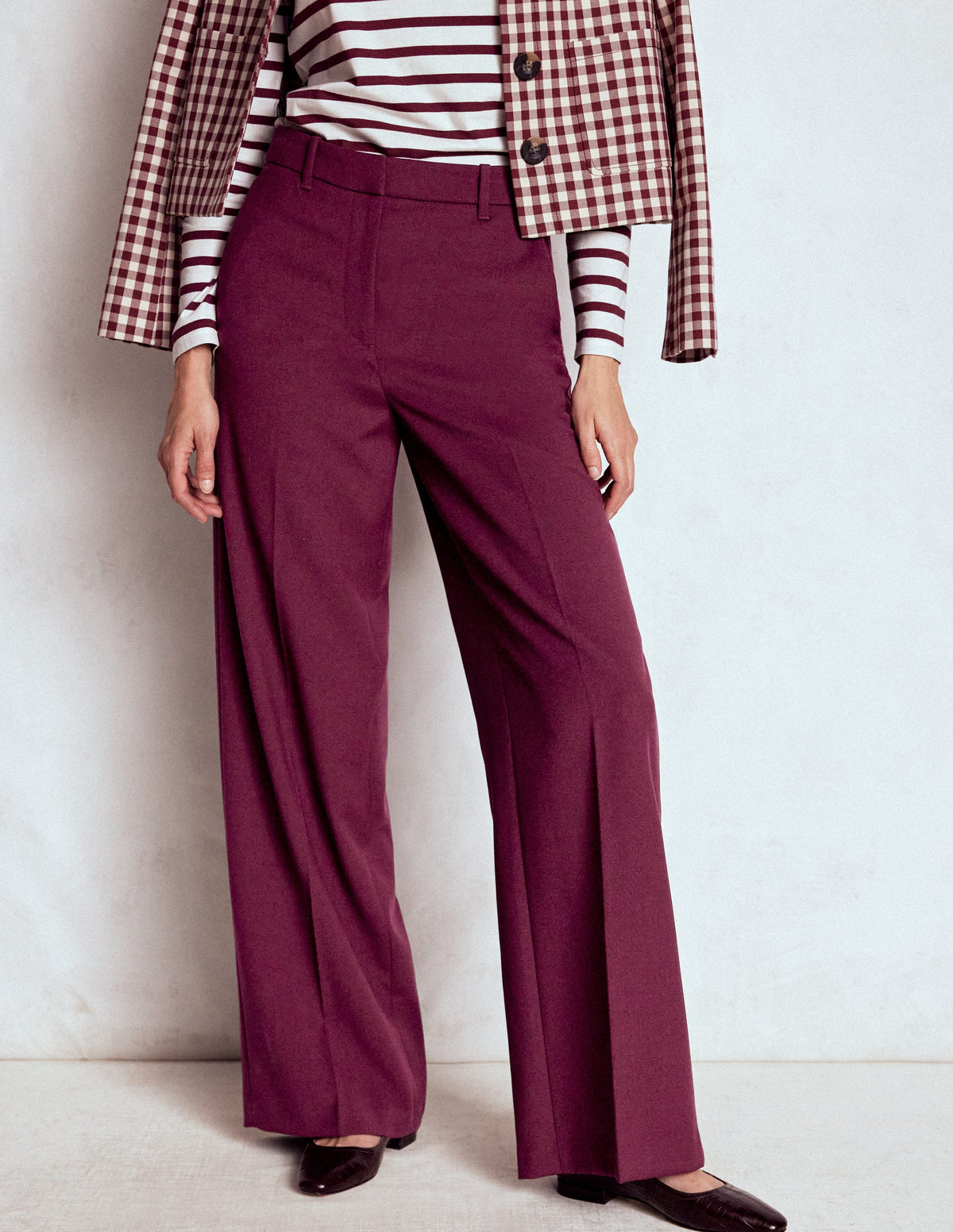 Belgravia Taillierte Hose-Dunkelviolett - Image 4