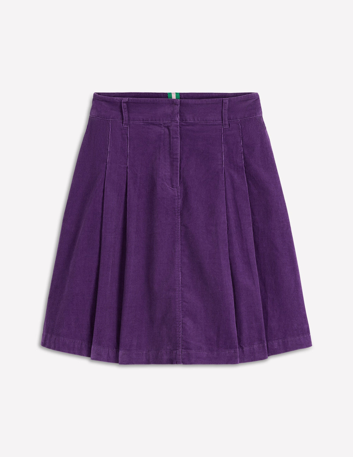 Plissierter Cordrock-Mystisches Violett-5