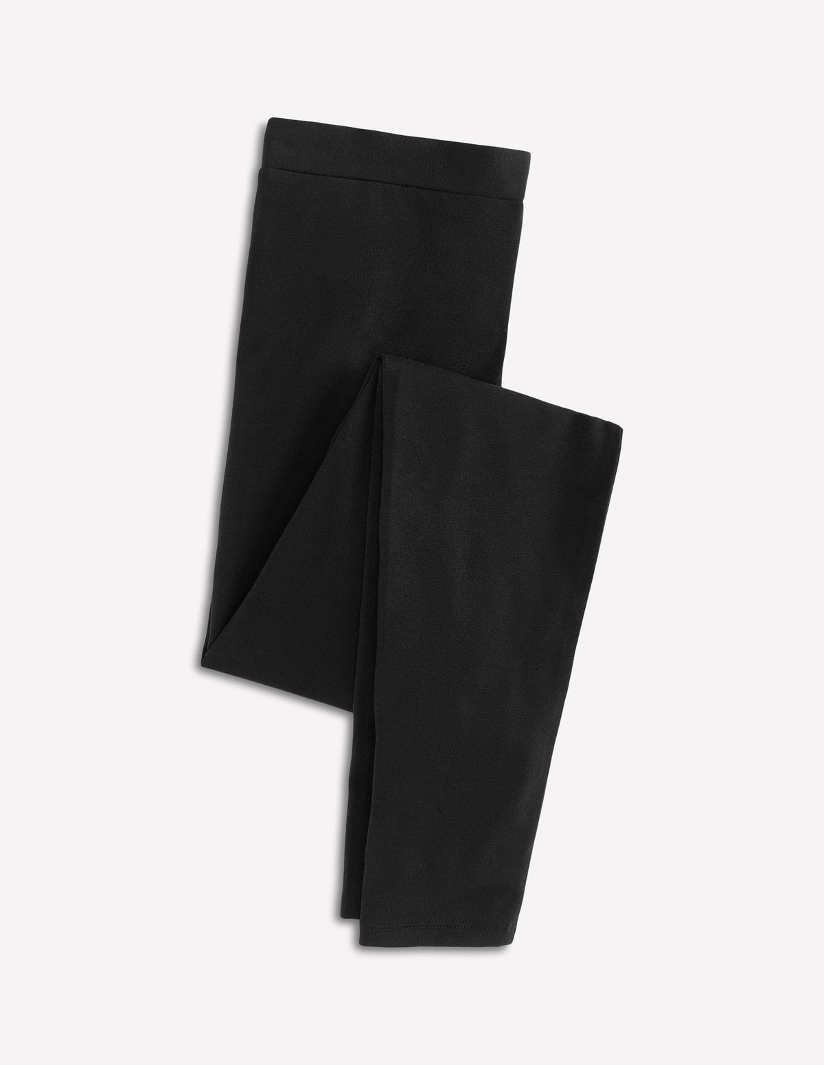 Legging taille haute en jersey-Noir-5