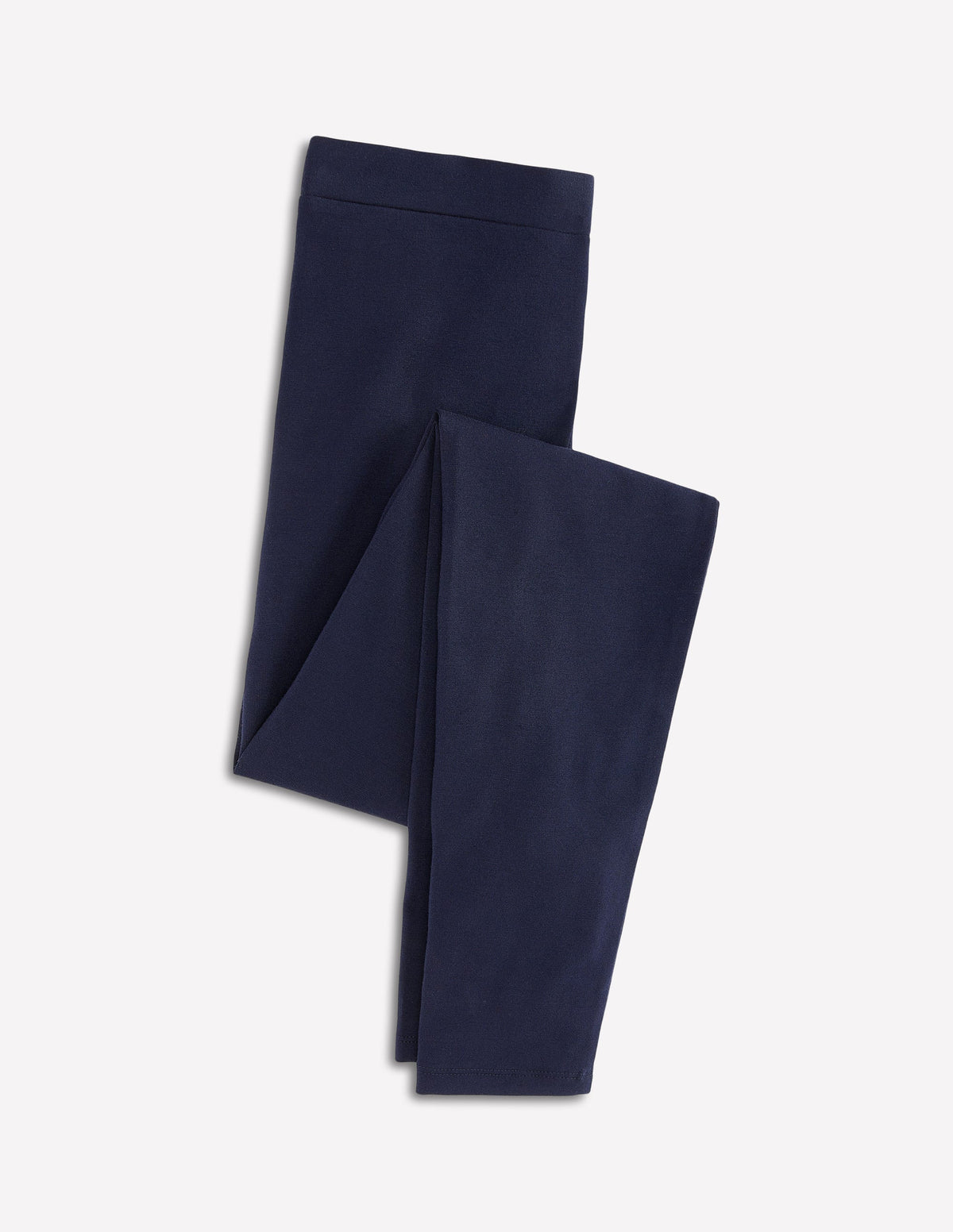 Legging taille haute en jersey-Bleu marine-5