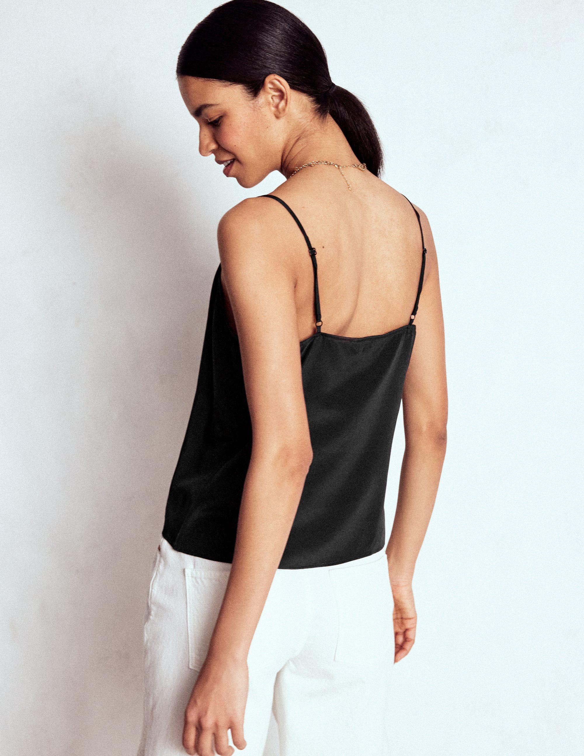 Silk Cami-Black - Image 3
