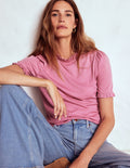 Supersoft Frill Detail T-shirt-Formica Pink