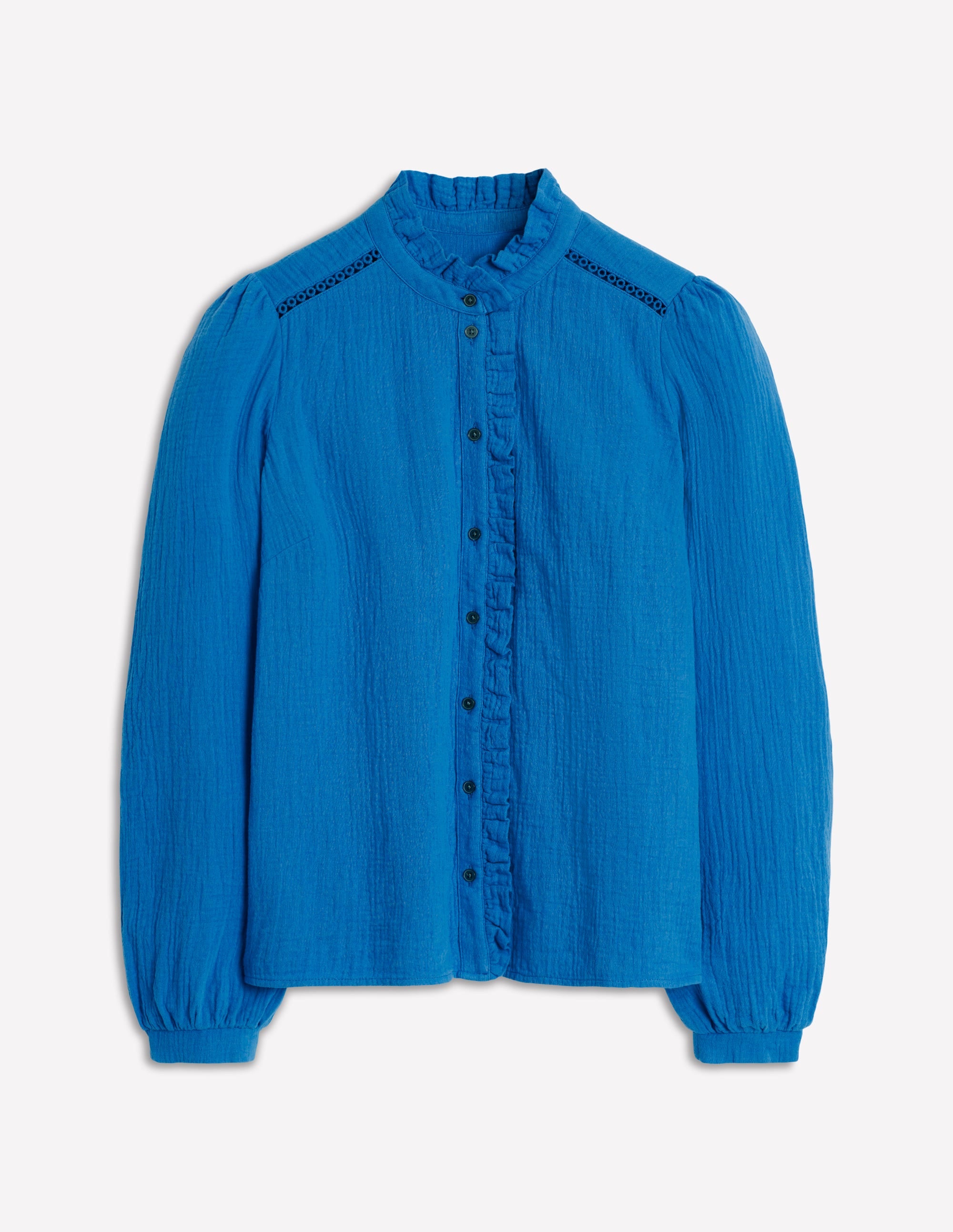 Helena Doppeltuch-Oberteil-Blau - Image 5