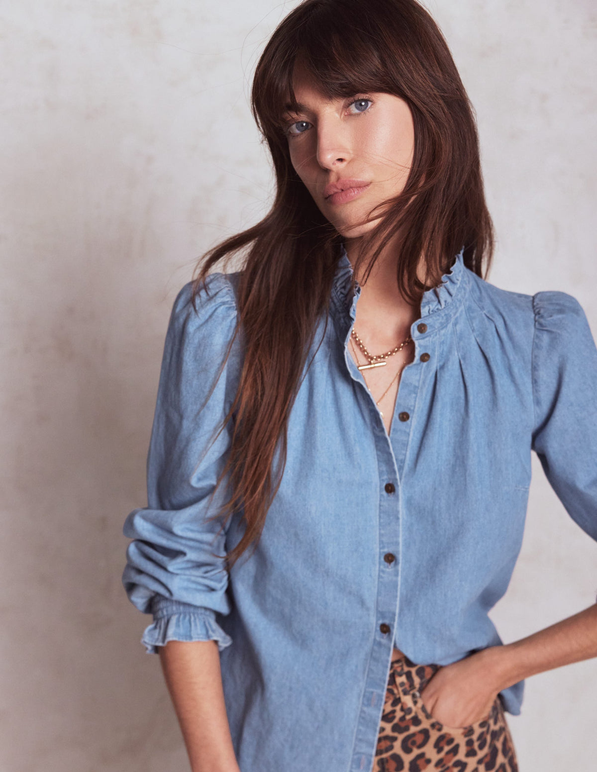 Lorna Denim Top-Light Authentic - Image 1