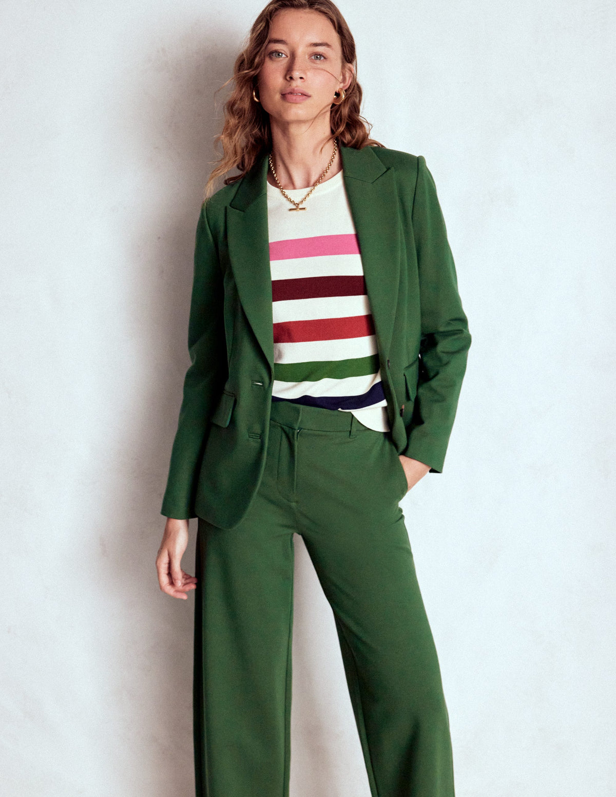 Marylebone Ponte-Blazer-Jagdgrün - Image 1