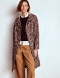 Lange Regenjacke-Bunt, Gepard Punkte