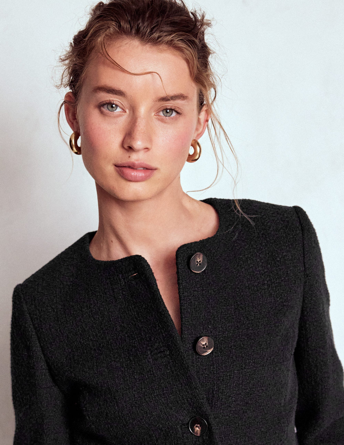 Hampstead Texturierter Blazer-Schwarz - Image 2