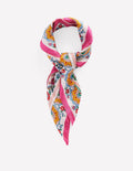 Elisabeth Silk Square Scarf-Multi, Botanical Paisley