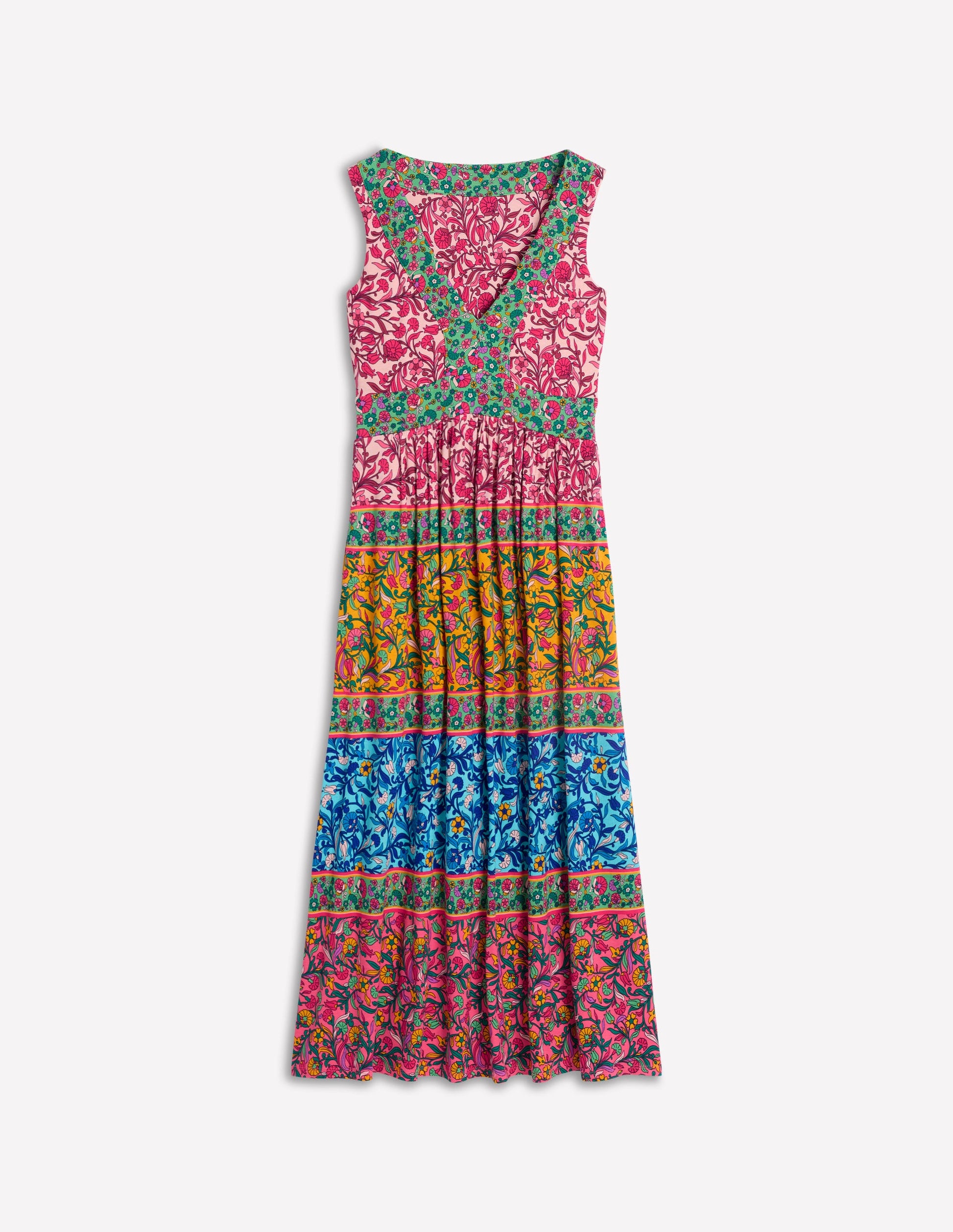 Robe longue Olympia en jersey-Multi, motif Enchanting Vine-6
