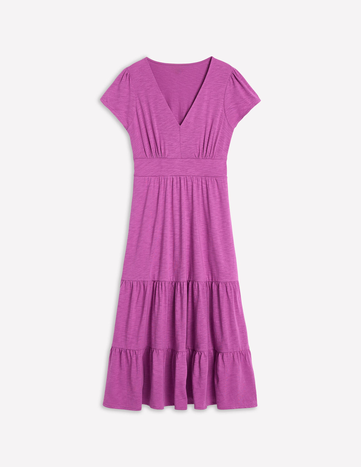 Eloise Gestuftes Jerseykleid-Fingerhut-Lila-7