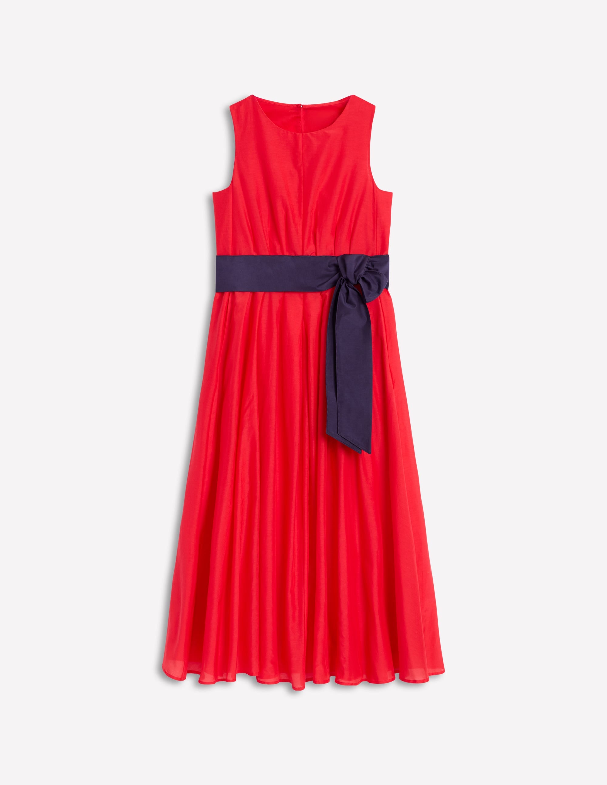 Ärmelloses Kleid mit Faltenrock-Anemone Honeycomb Spot - Image 6