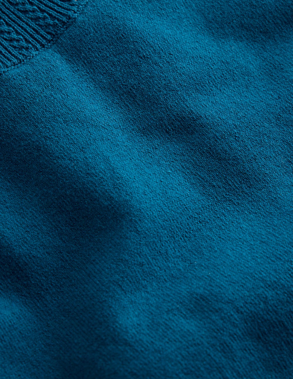 Emilia Baumwoll-T-Shirt mit Rundhalsausschnitt-Hafenblau-5