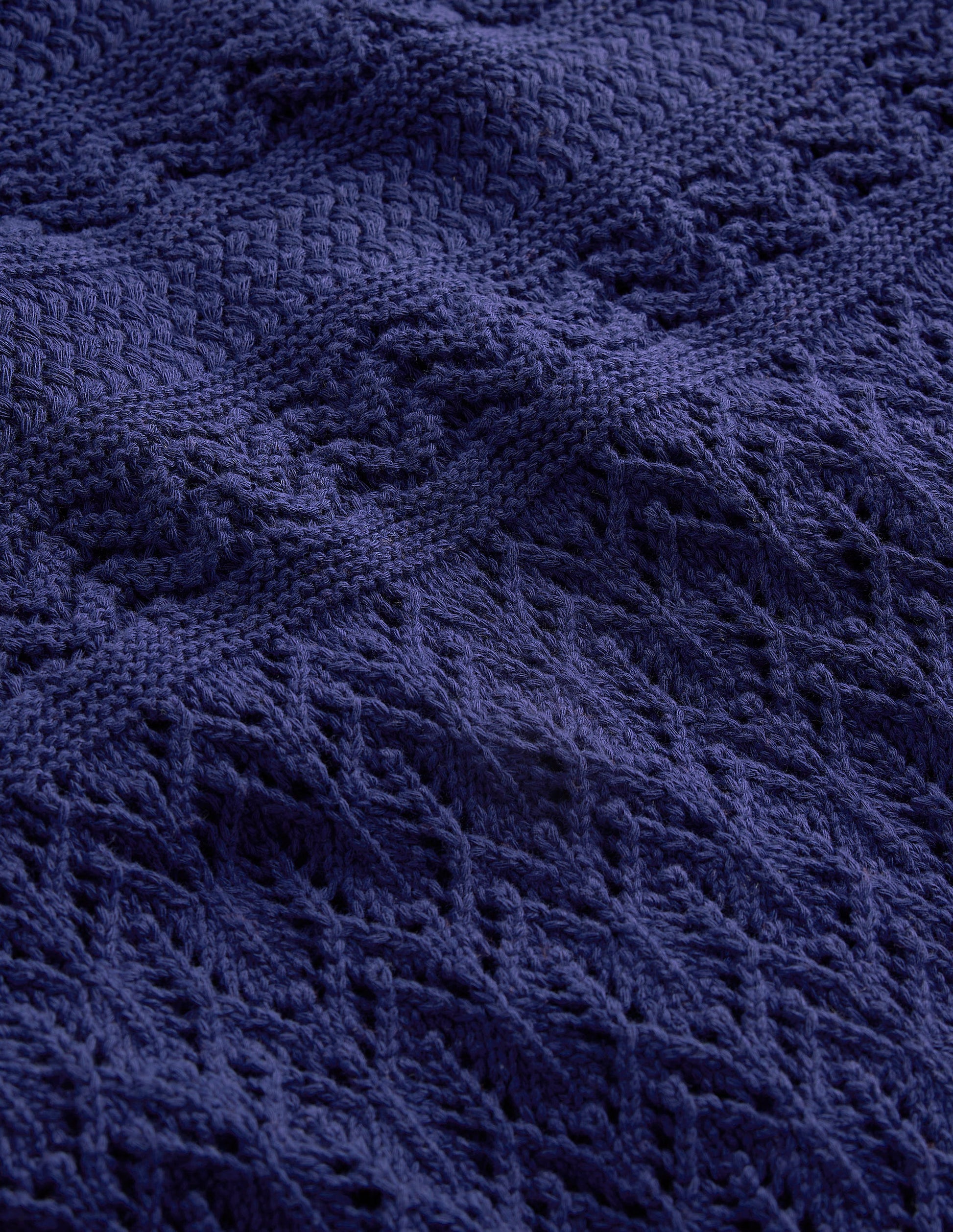 Débardeur ras du cou en maille coton texturée-Aristocratic Blue/ Ivory Stripe-6