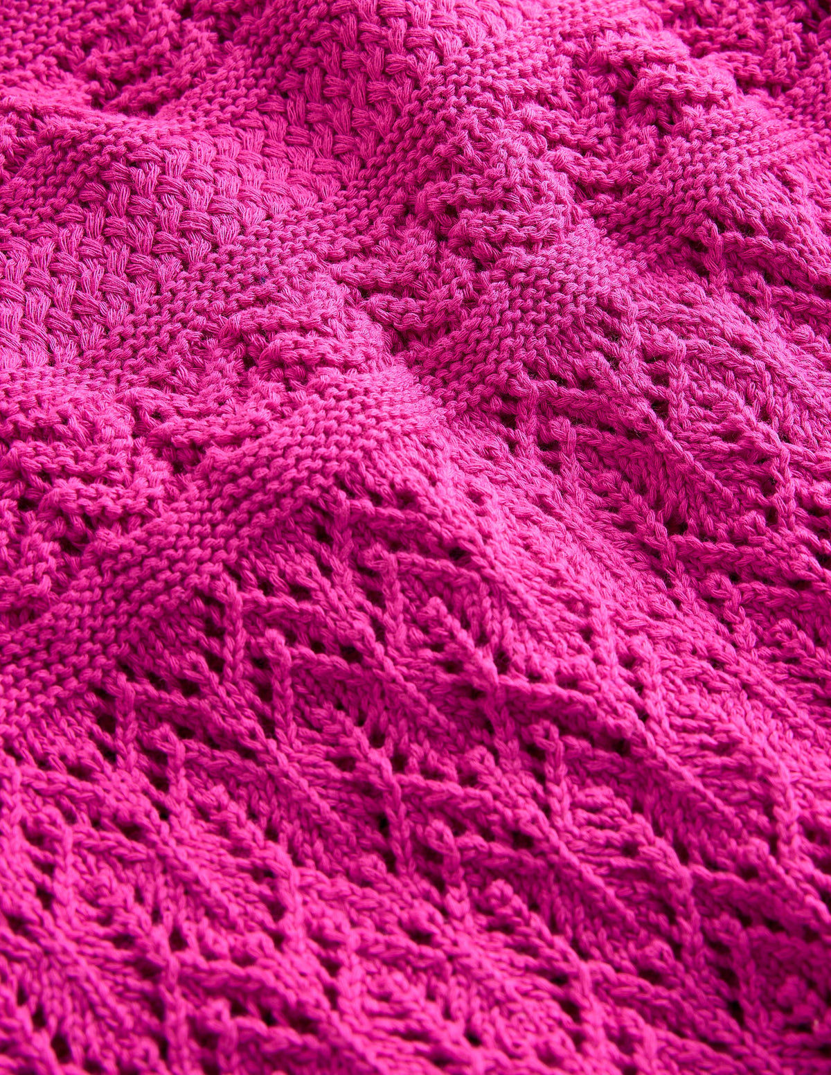 Débardeur ras du cou en maille coton texturée-Violet prune de Damas - Image 6