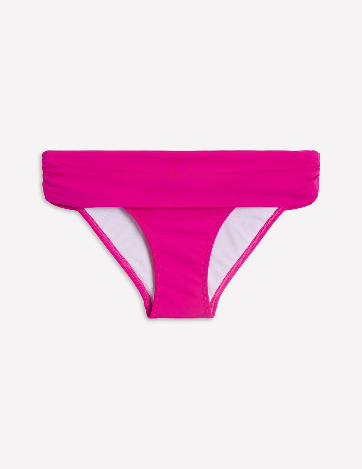 Bas de bikini intemporel à revers-Rose joyau - Image 5