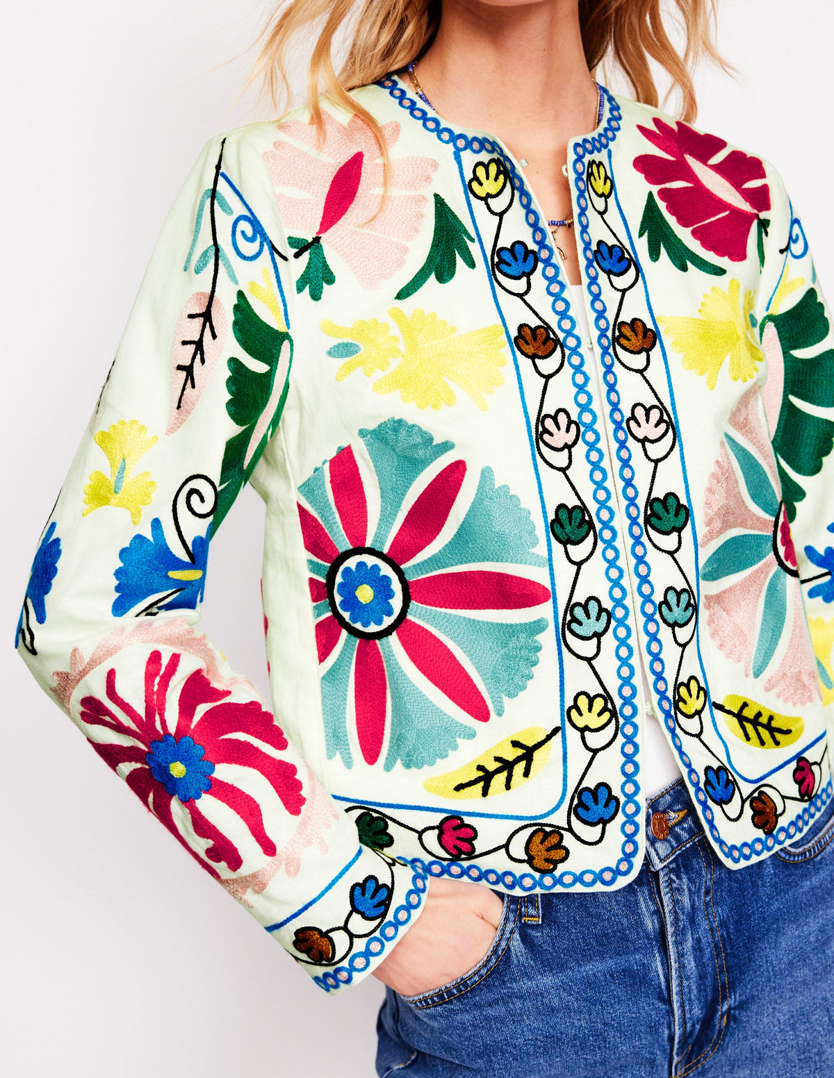 Veste brodée-Broderie multi - Image 2