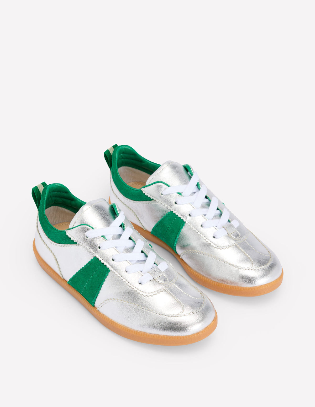 Erin Retro-Tennisschuhe-Silber - Image 4