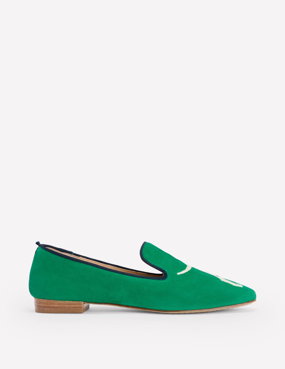 Loafer im Slipper-Stil-Smaragdgrün, Hund - Image 1