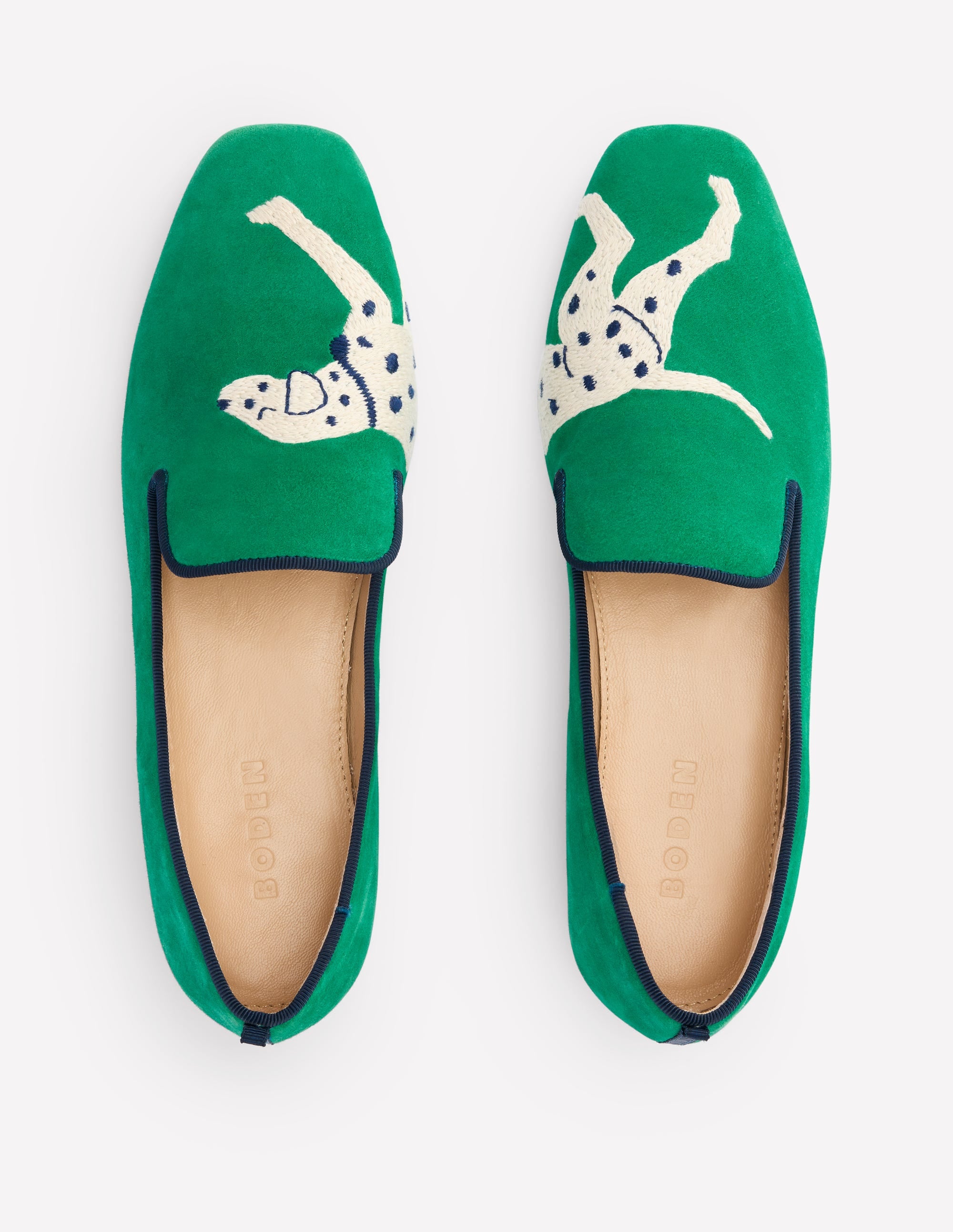 Loafer im Slipper-Stil-Smaragdgrün, Hund - Image 5