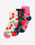 Chaussettes fantaisie-Cerise
