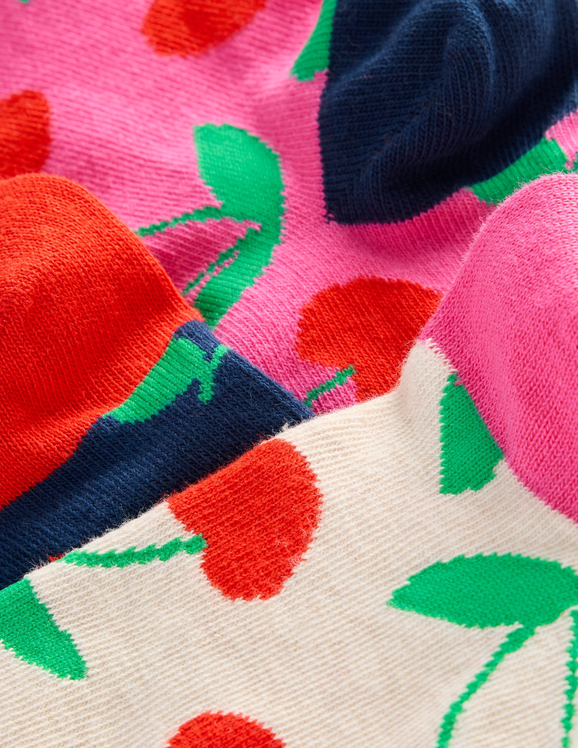 Chaussettes fantaisie-Cerise - Image 3
