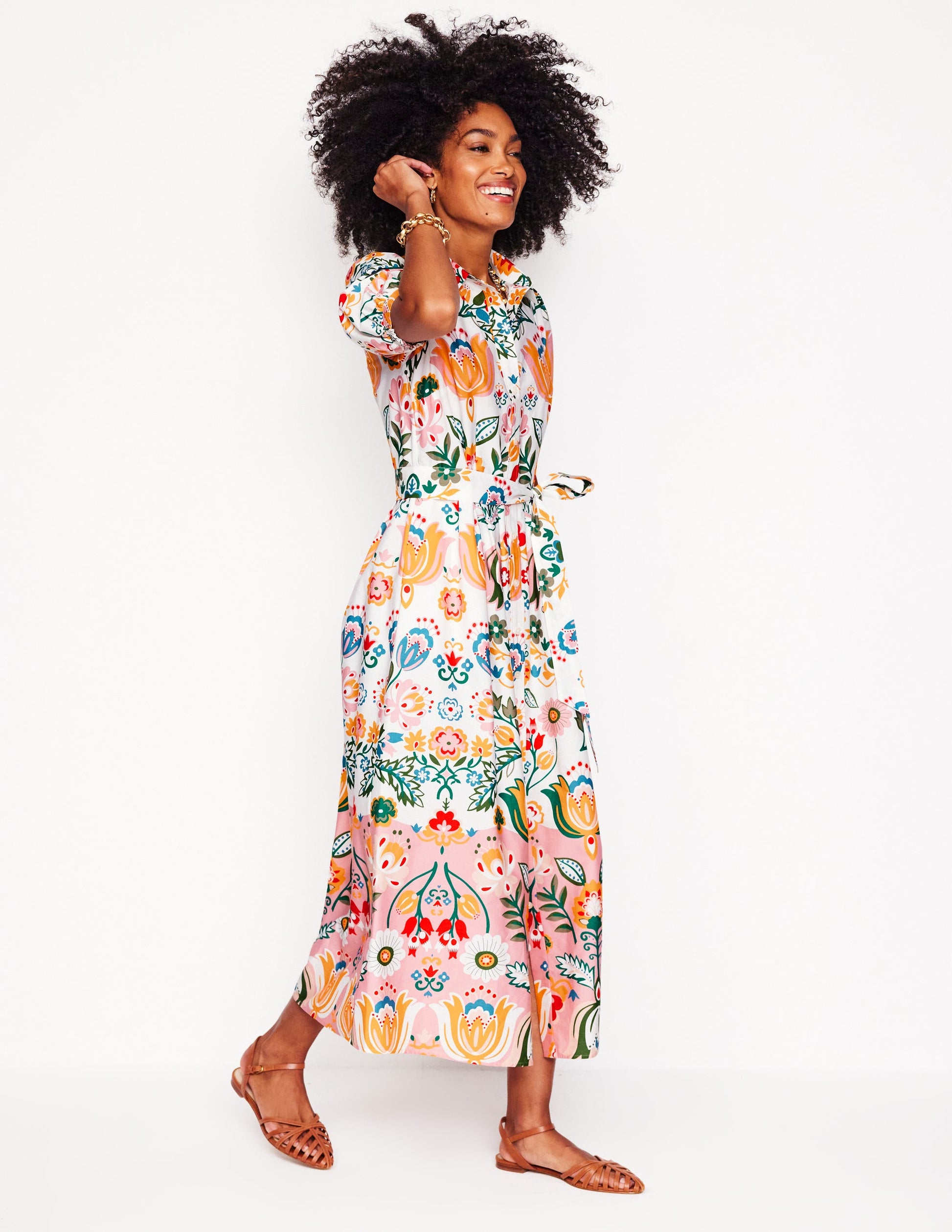 Alexa Maxi-Hemdblusenkleid-Naturweiß, Tulpenfusion-3