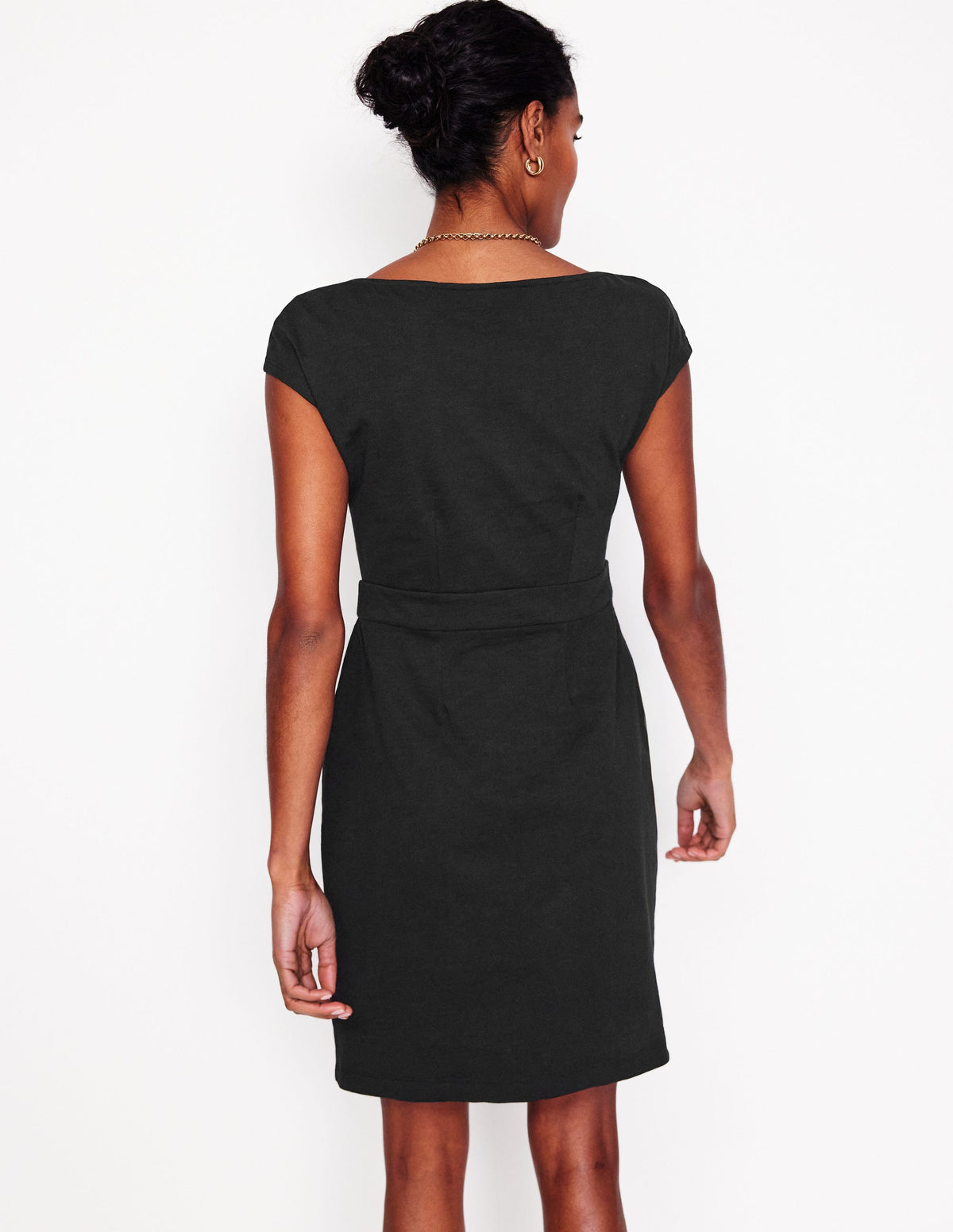 Florrie Jerseykleid-Schwarz - Image 3
