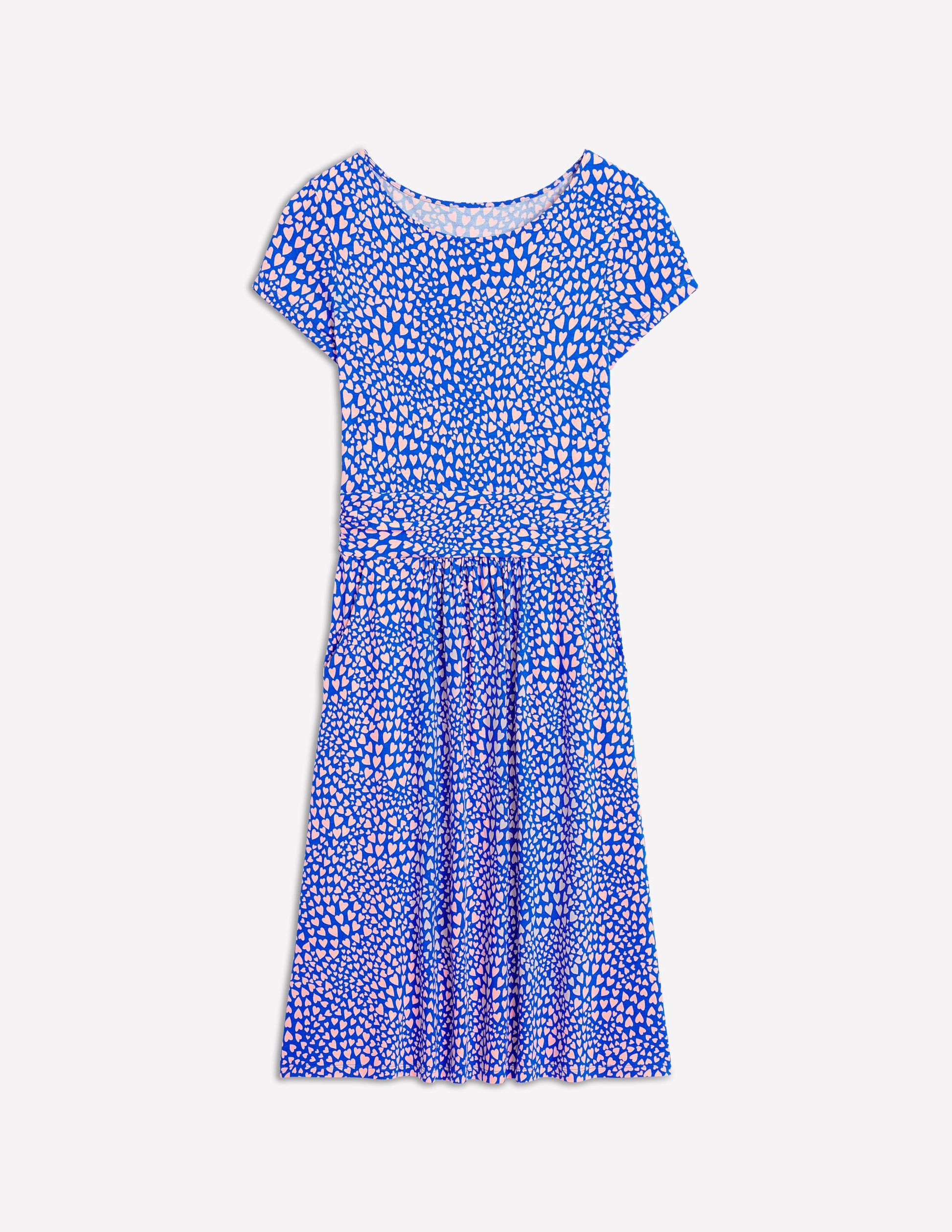 Amelie Jerseykleid-Galerie-Blau, Paisley-Herz-5