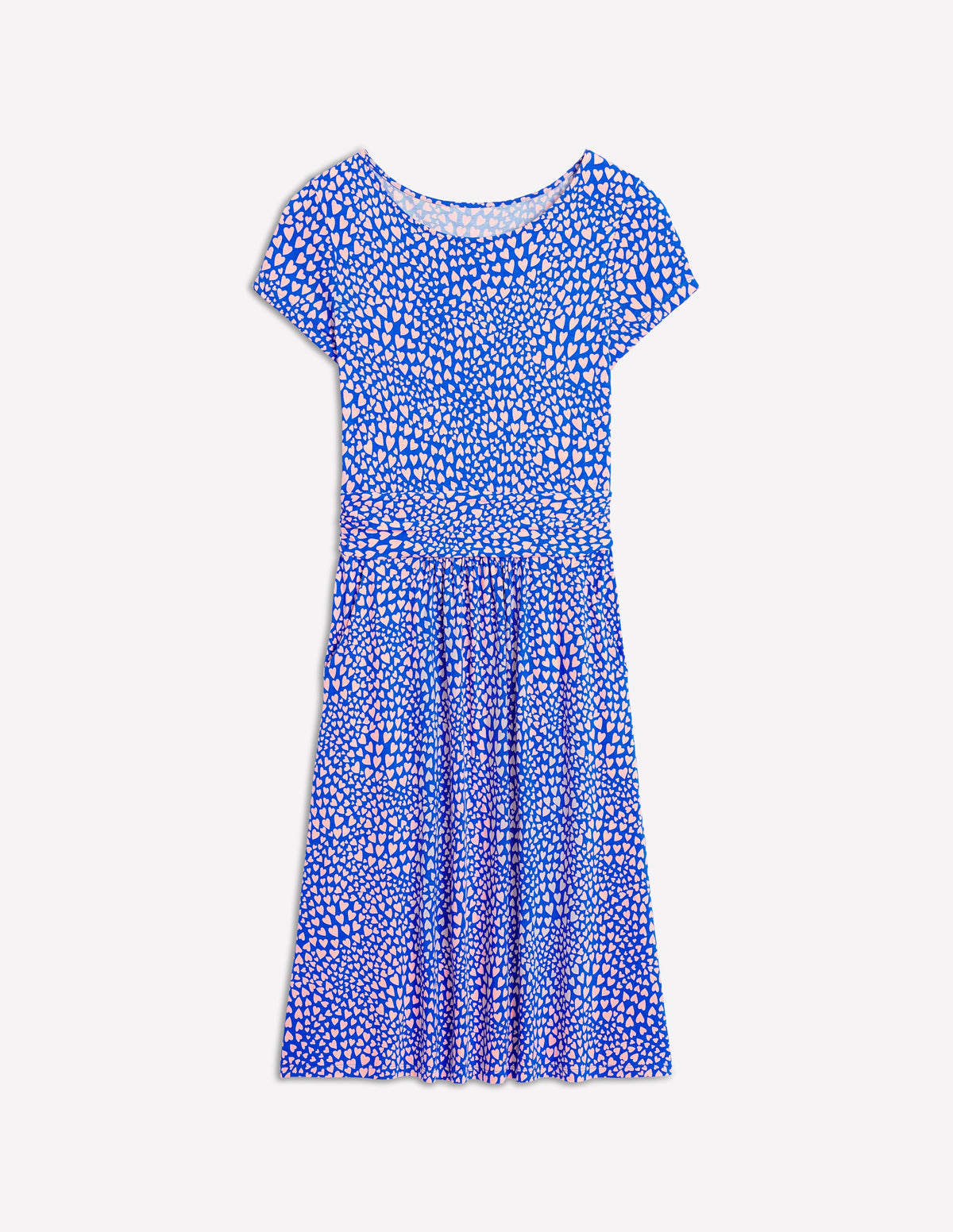 Amelie Jerseykleid-Galerie-Blau, Paisley-Herz - Image 5