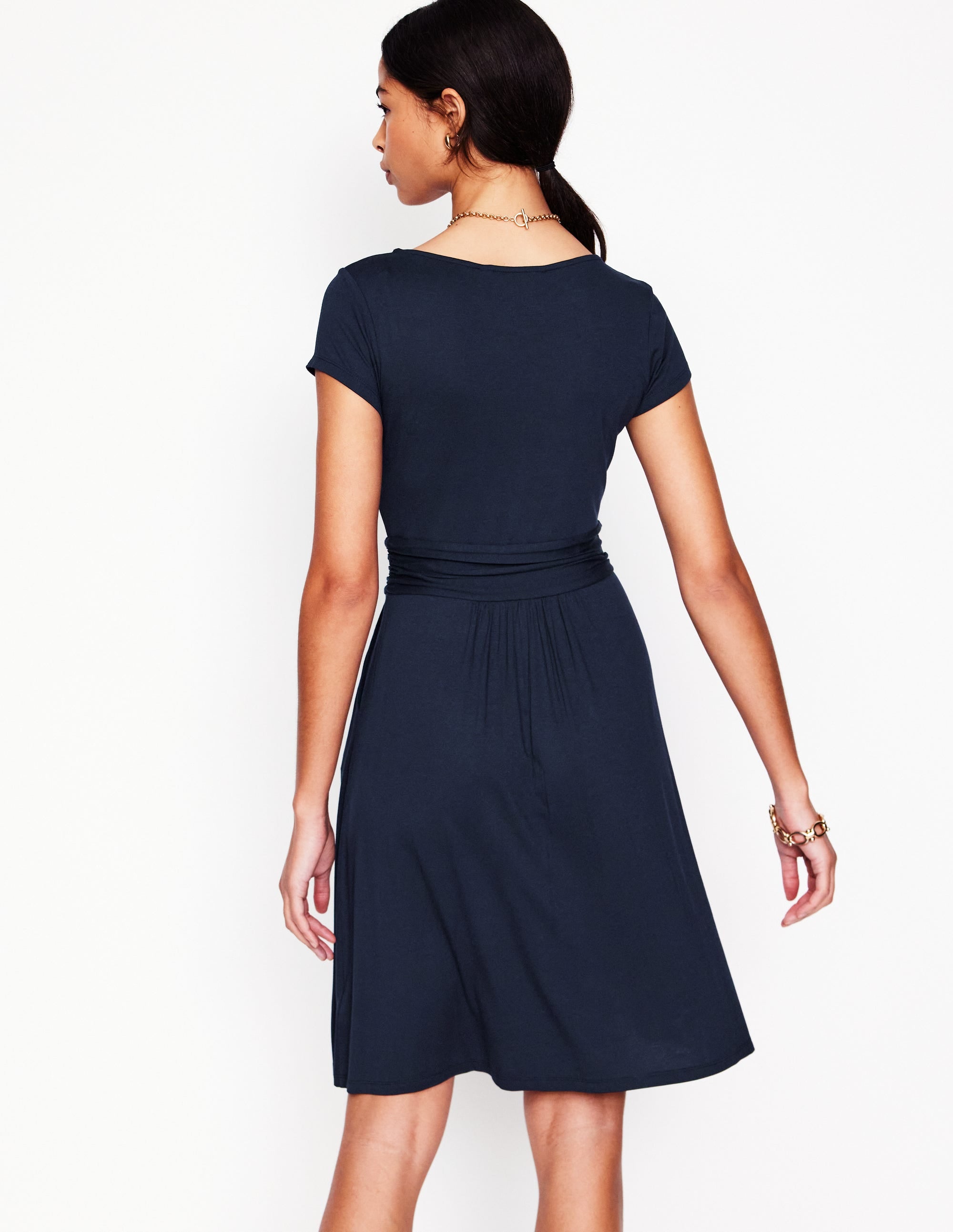 Amelie Jerseykleid-Marineblau - Image 3