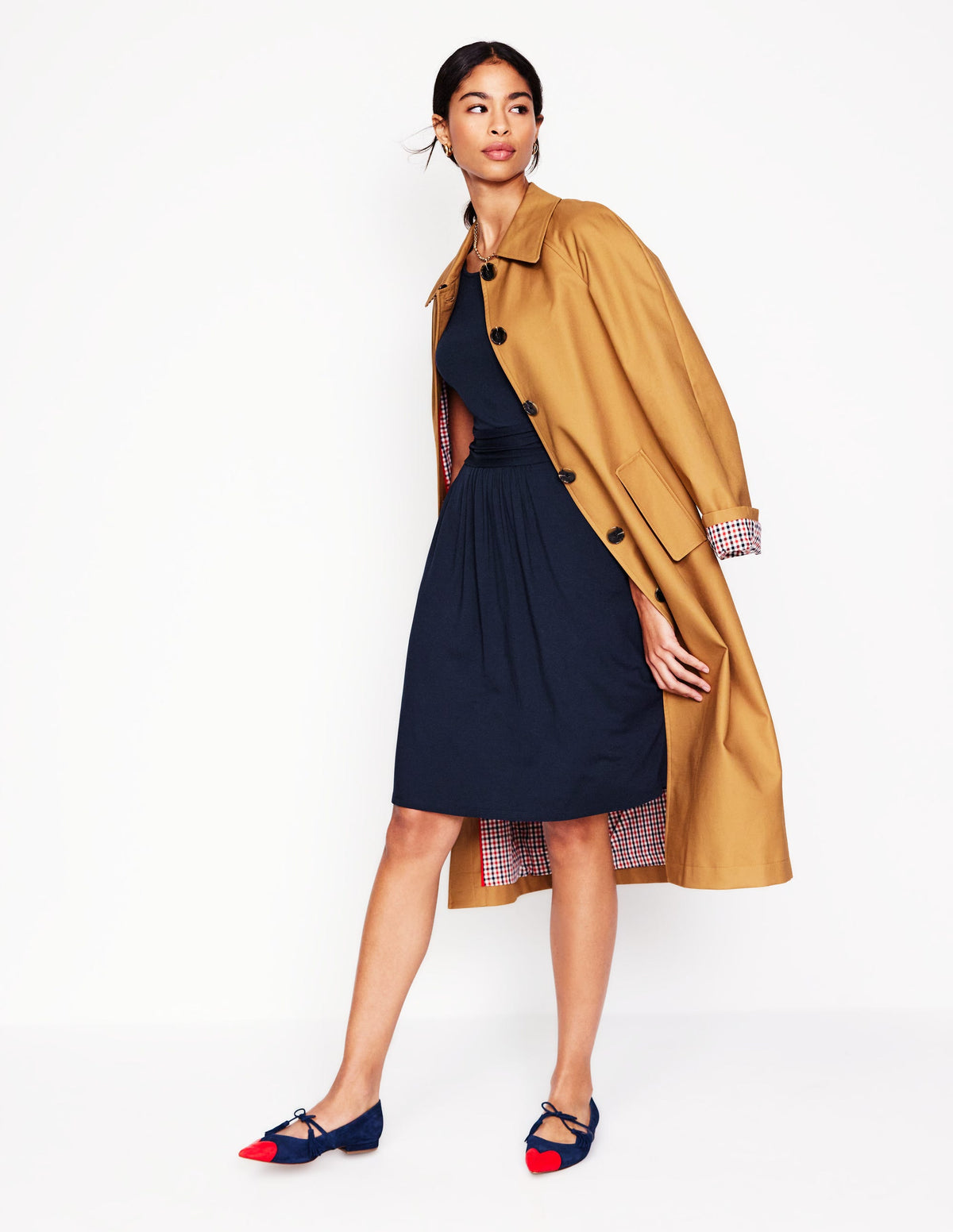 Amelie Jerseykleid-Marineblau - Image 4