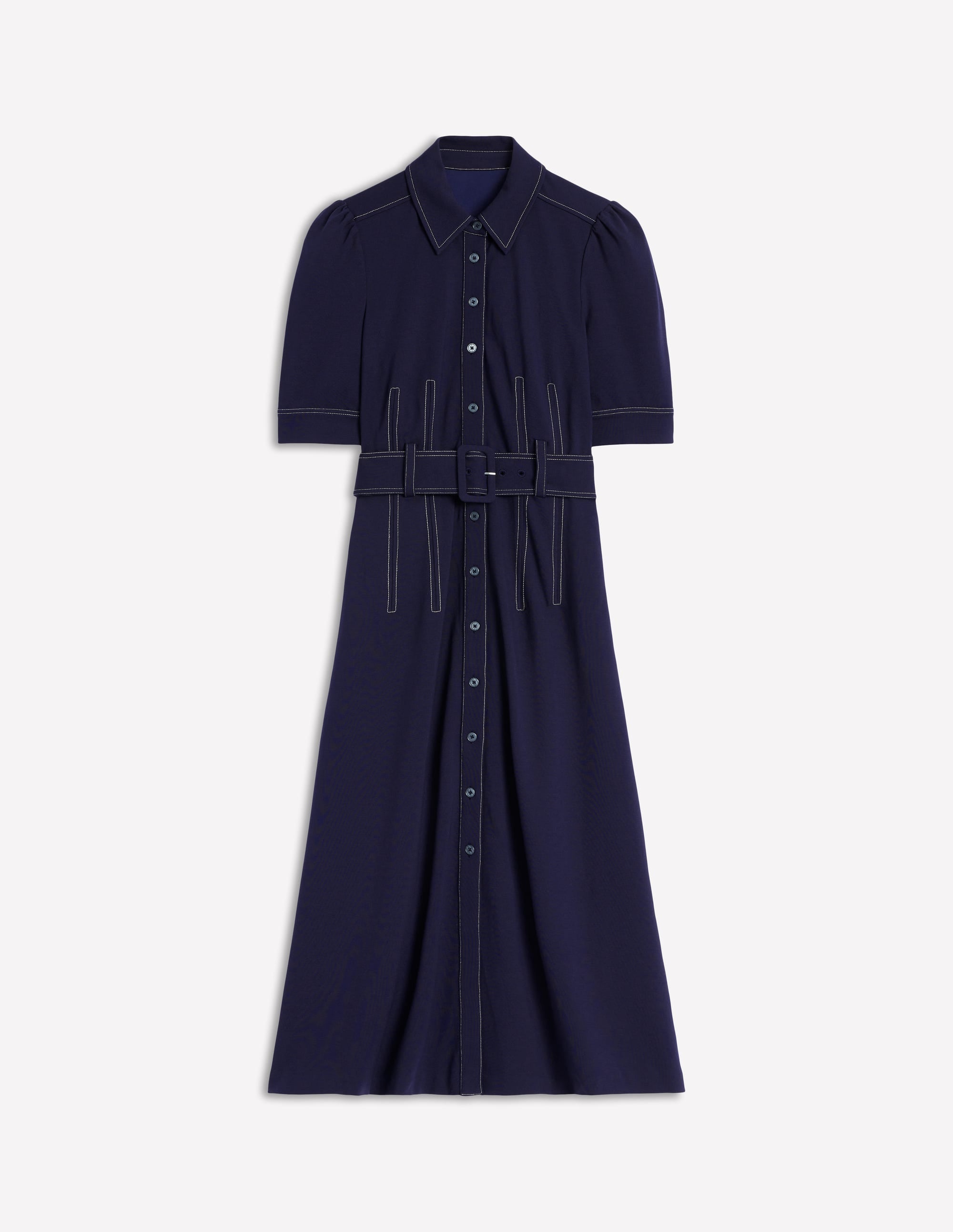 Anita Ponte-Hemdblusenkleid-Marineblaue - Image 5