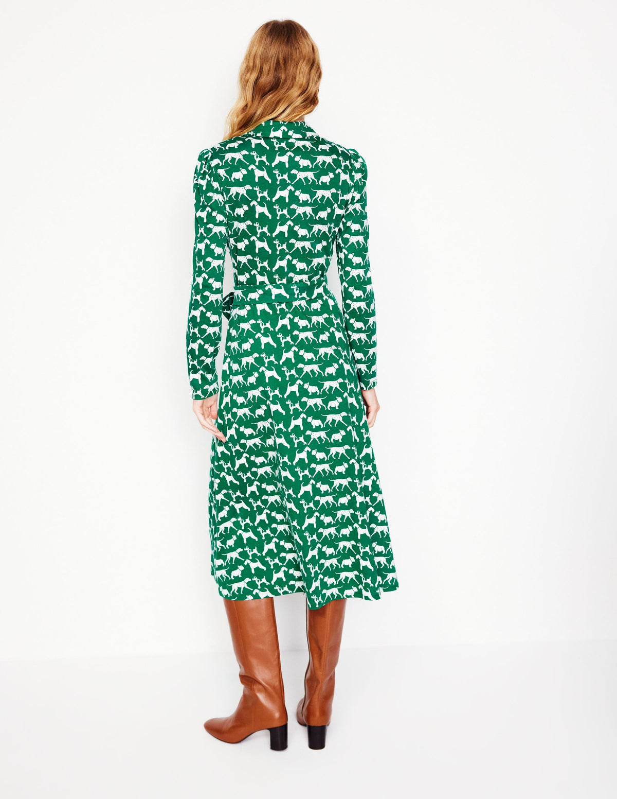 Imogen Jerseykleid mit Kragen-Gras, Janet und Freunde - Image 3