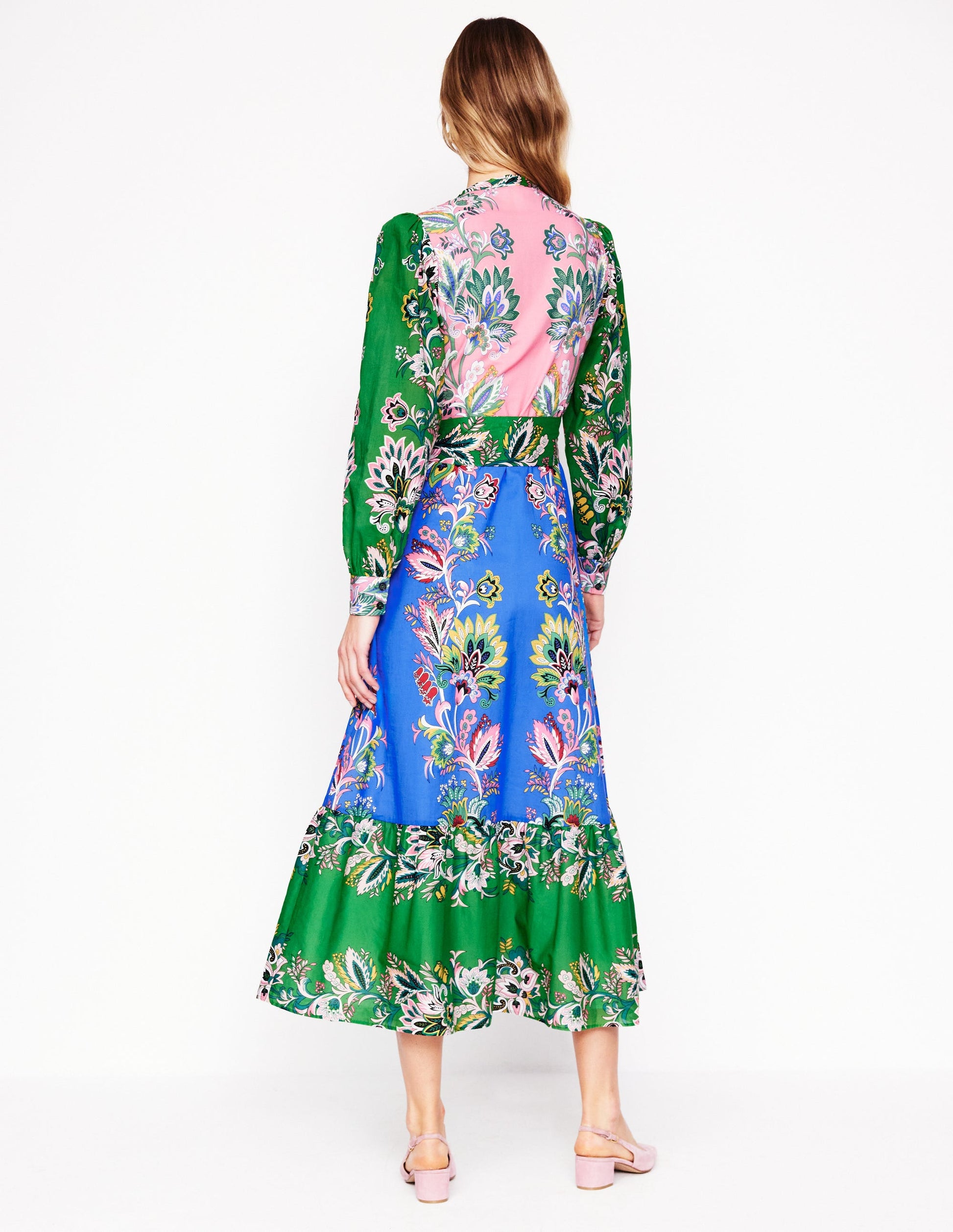 Mia Gestuftes Hemdblusenkleid-Bunt, Botanische Terrasse-8