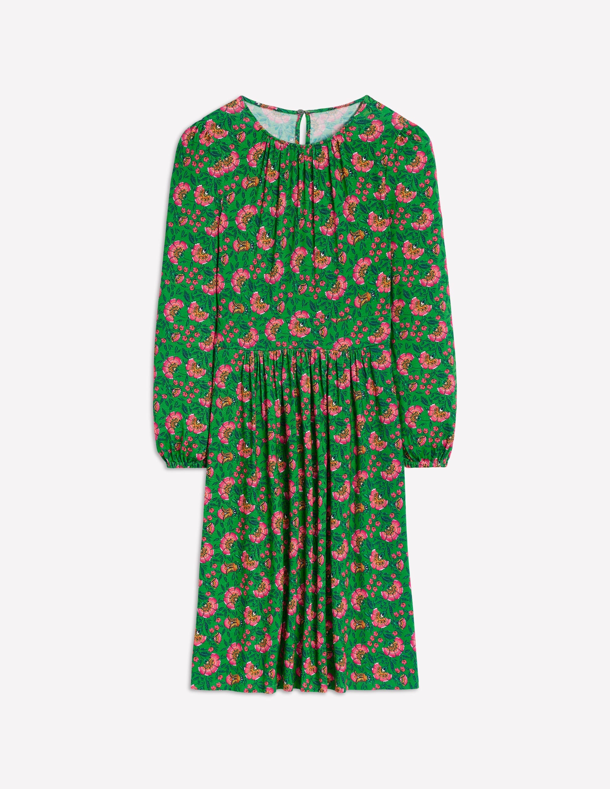 Alexandra Blouson-Jerseykleid-Paradiesgrün, Rebe - Image 5
