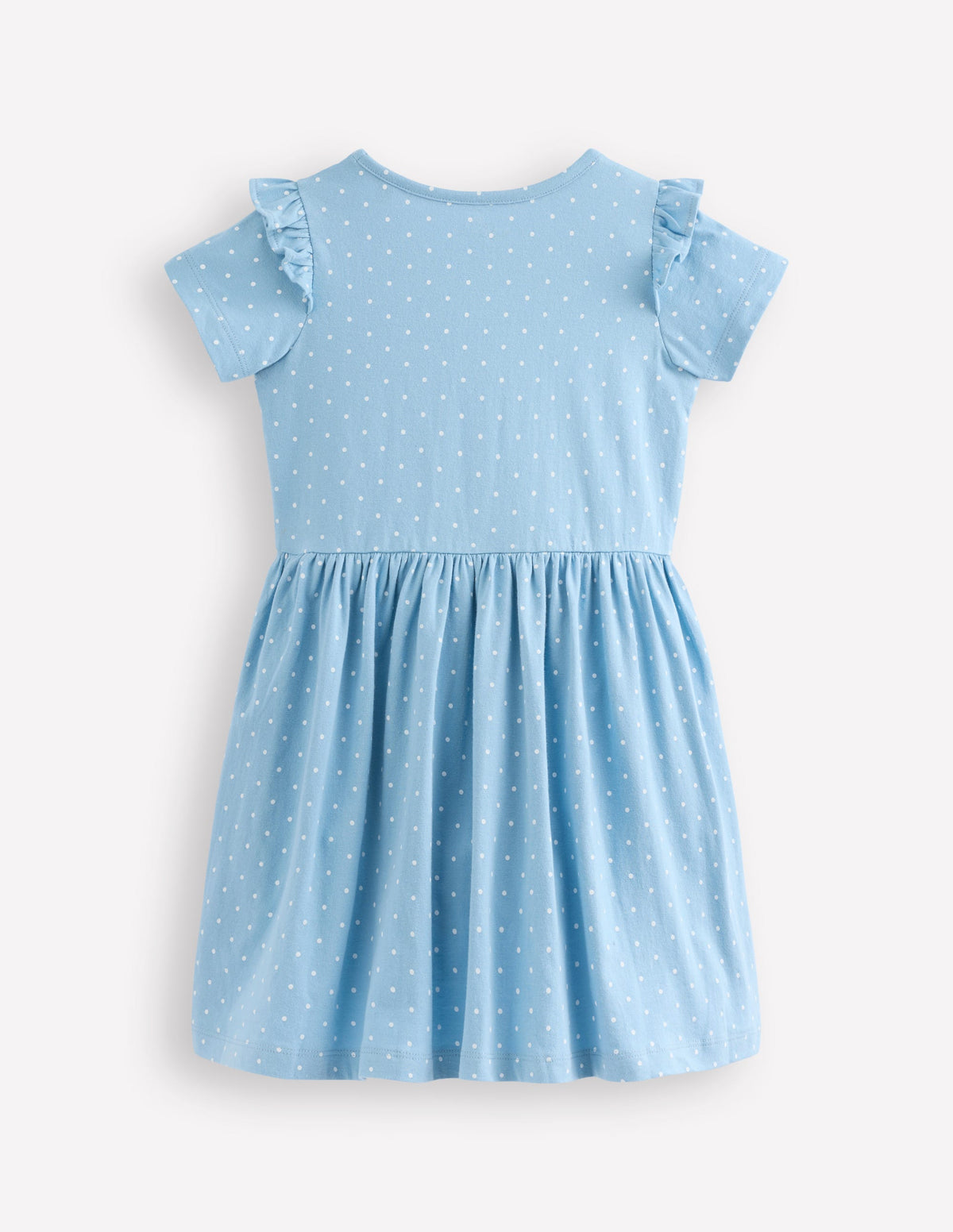 Jerseykleid mit Applikation-Gletschersee Punkte-2
