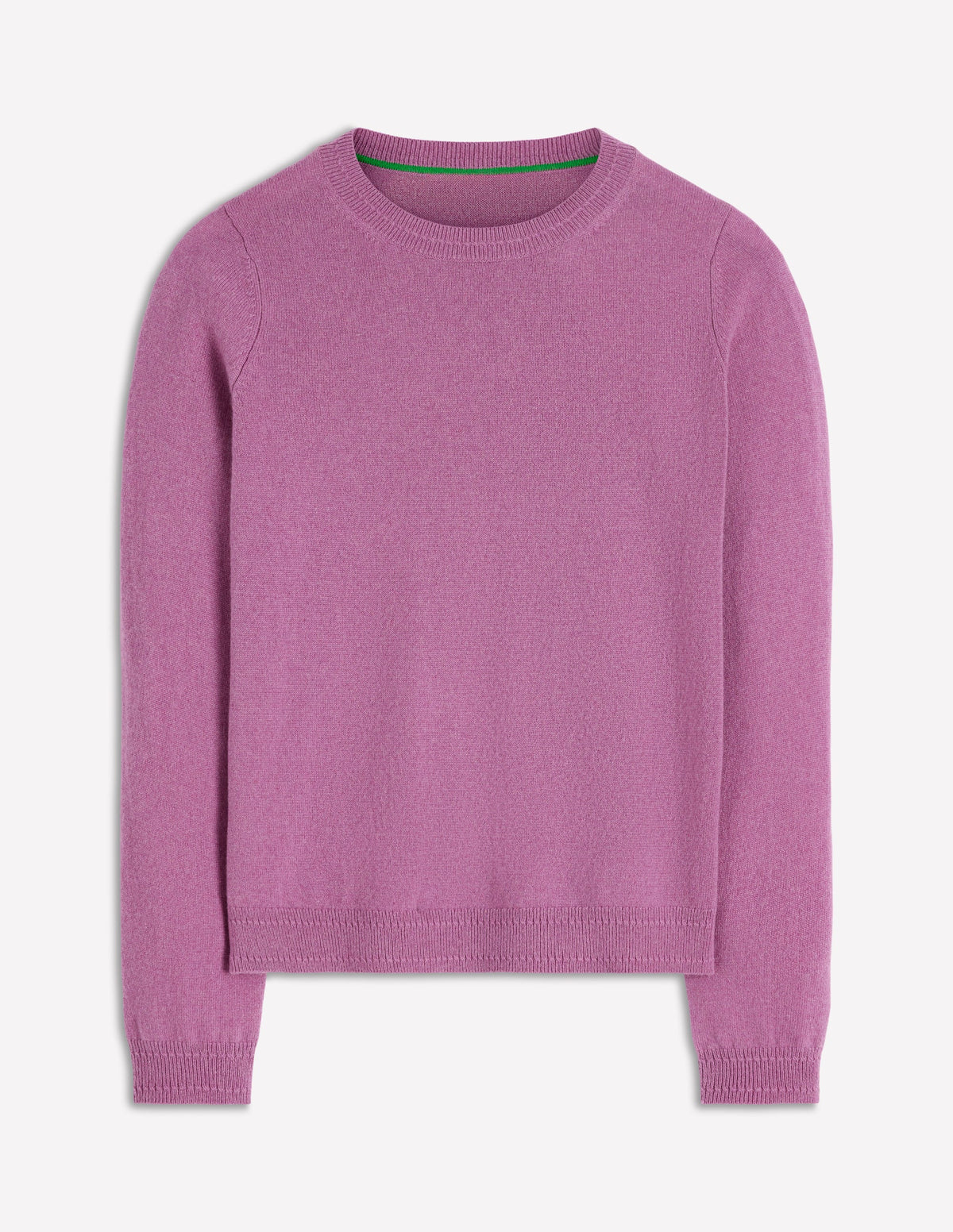 Eva Kaschmirpullover mit Rundhalsausschnitt-Rotklee-Rosa - Image 7