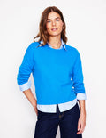 Lydia Kaschmirpullover-Himmelblau