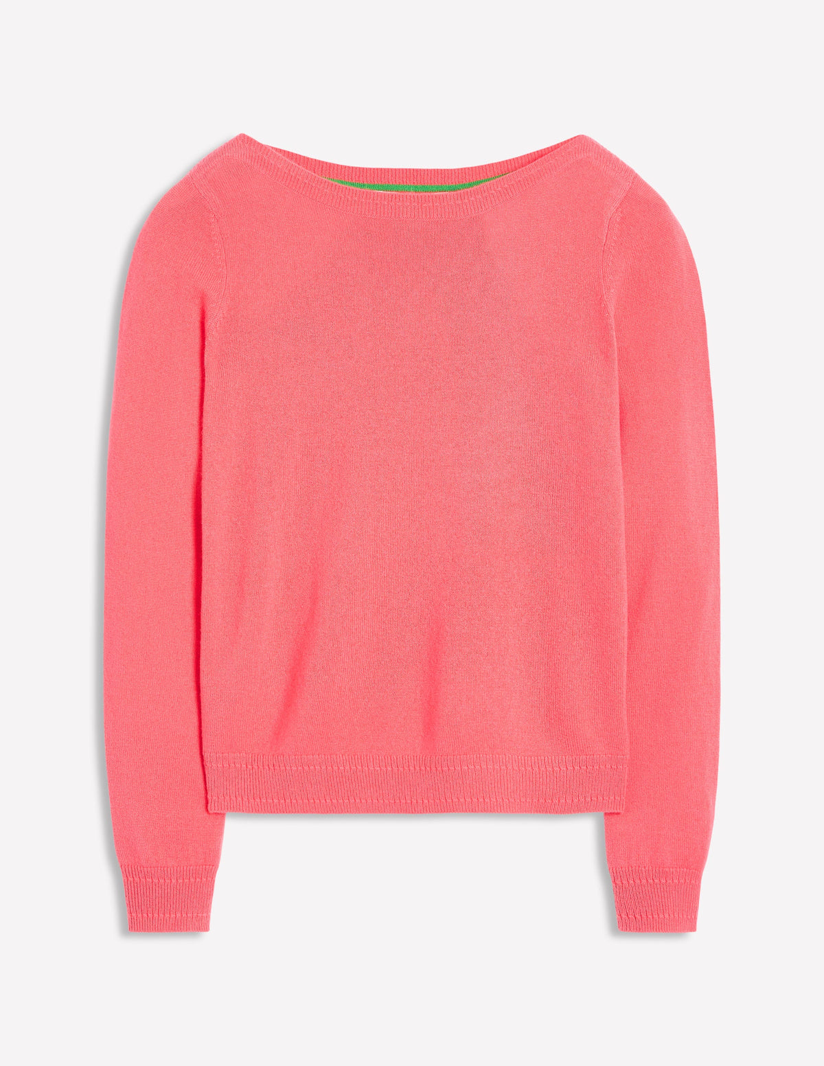 Eva Kaschmirpullover mit U-Boot-Ausschnitt-Azalee - Image 6
