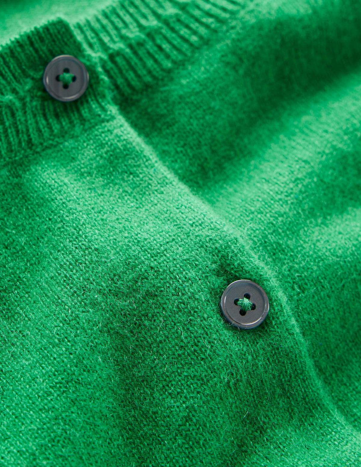 Eva Verkürzte Strickjacke aus Kaschmir-Grünes Tamburin - Image 6